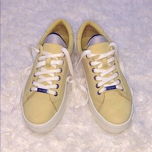 J/SLIDES Yellow Leather Sneakers